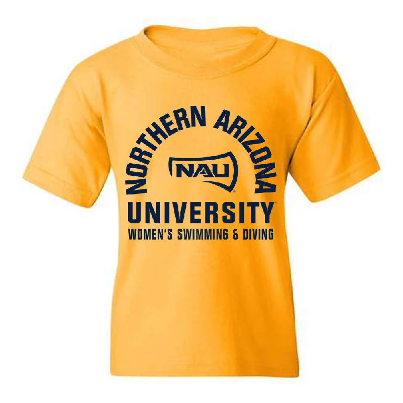 Northern Arizona - NCAA Women's Swimming & Diving : Gracie Munk - Classic Shersey Youth T-Shirt-- Zippered Buttoned Snapped Northern Arizona - NCAA Women's Swimming & Diving : Gracie Munk - Classic Shersey Youth T-Shirt-- Zippered Buttoned Snapped