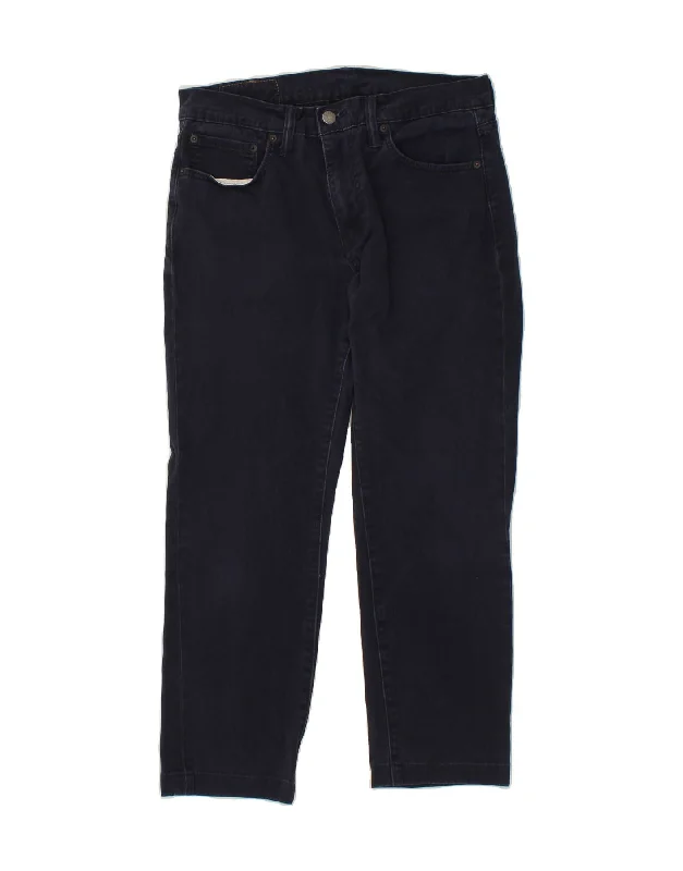 LEVI'S Mens 511 Cropped Slim Jeans W31 L25 Navy Blue Cotton Chic Dark-Wash Skinny Jeans LEVI'S Mens 511 Cropped Slim Jeans W31 L25 Navy Blue Cotton Chic Dark-Wash Skinny Jeans