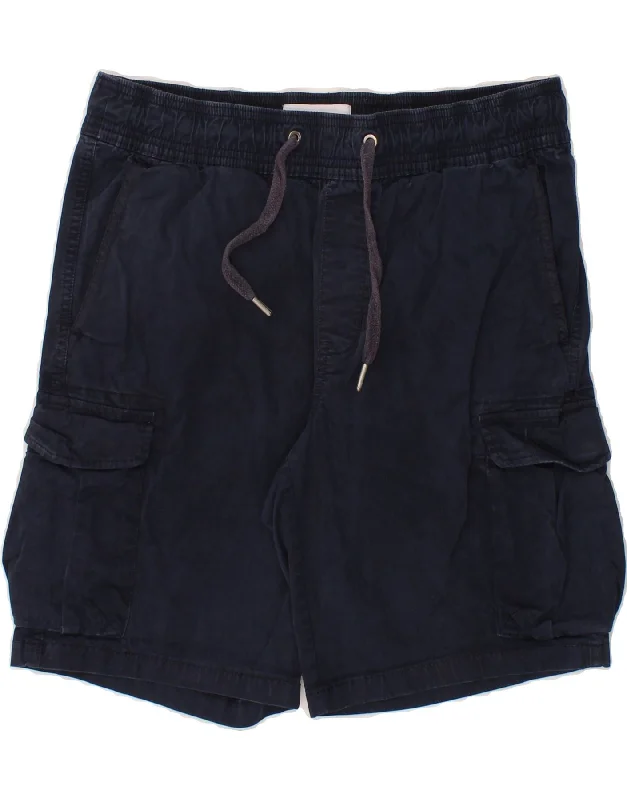CALVIN KLEIN JEANS Mens Cargo Shorts W32 Medium Navy Blue Casual Wide-Legged Denim Jeans CALVIN KLEIN JEANS Mens Cargo Shorts W32 Medium Navy Blue Casual Wide-Legged Denim Jeans