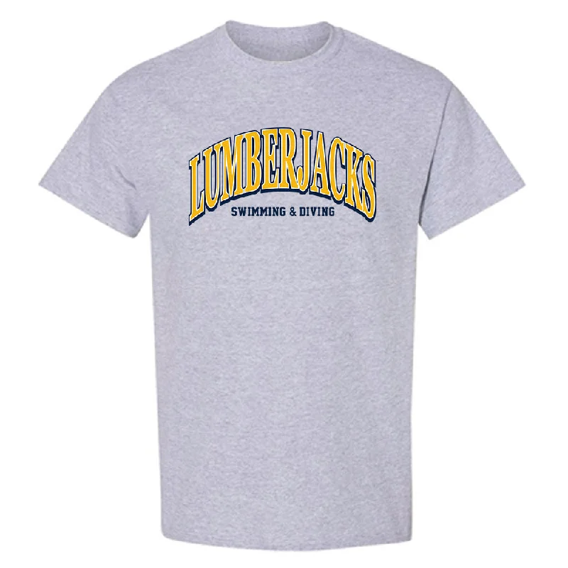 Northern Arizona - NCAA Women's Swimming & Diving : Gracie Munk - Classic Shersey T-Shirt-- Silk Blend Satin Velvet Northern Arizona - NCAA Women's Swimming & Diving : Gracie Munk - Classic Shersey T-Shirt-- Silk Blend Satin Velvet