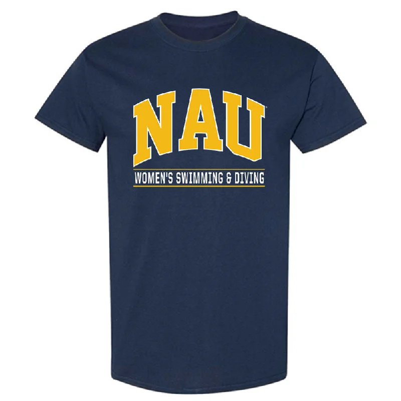 Northern Arizona - NCAA Women's Swimming & Diving : Elsa Musselman - Classic Shersey T-Shirt-- Fleece Nylon Spandex Northern Arizona - NCAA Women's Swimming & Diving : Elsa Musselman - Classic Shersey T-Shirt-- Fleece Nylon Spandex