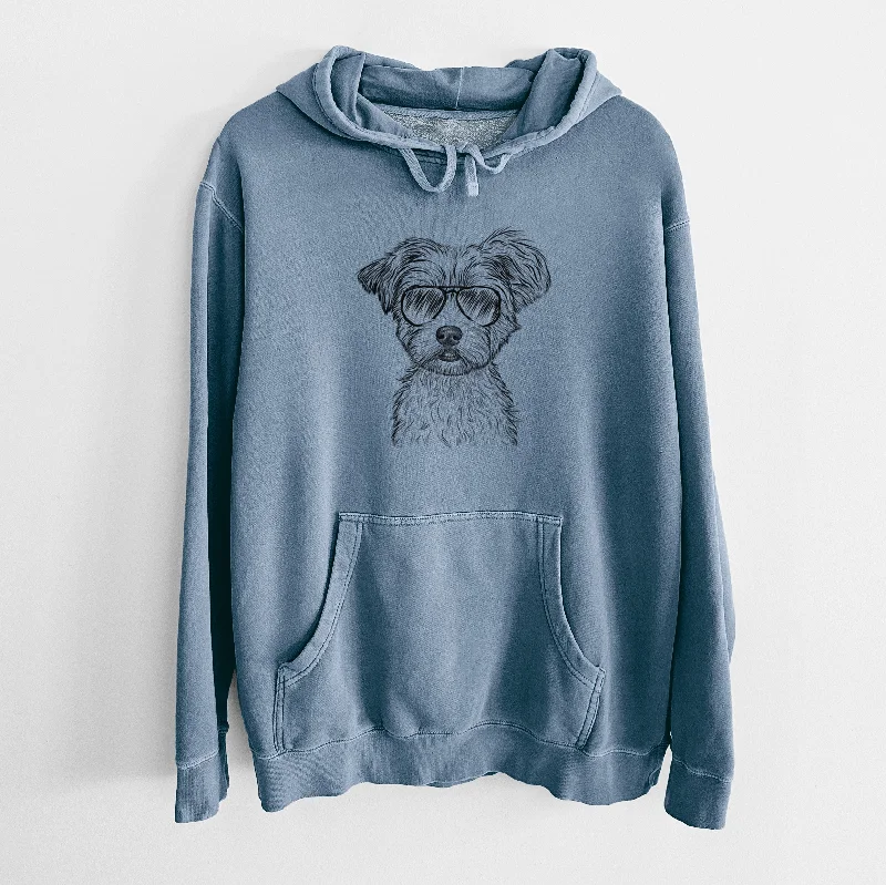Aviator William Mitchell Newman the Yorkshire Terrier - Unisex Pigment Dyed Hoodie Hoodie Crop Top Short Trendy Aviator William Mitchell Newman the Yorkshire Terrier - Unisex Pigment Dyed Hoodie Hoodie Crop Top Short Trendy
