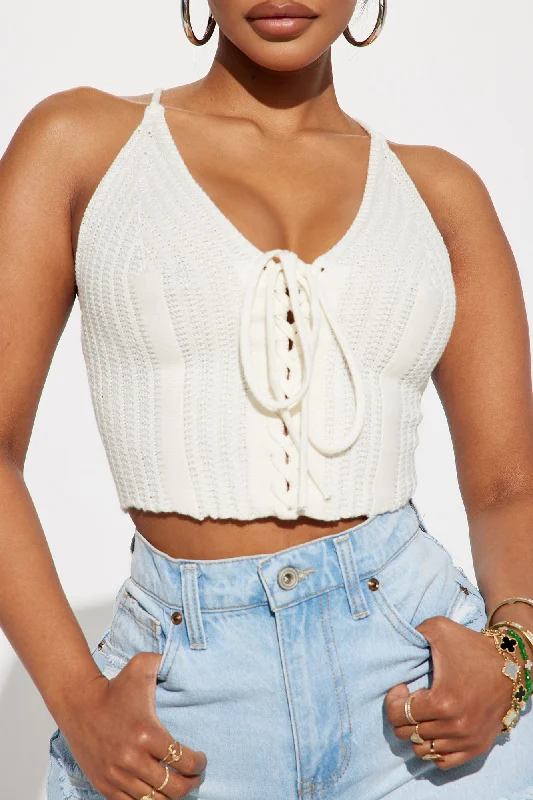 Camilla Crochet Top - Ivory