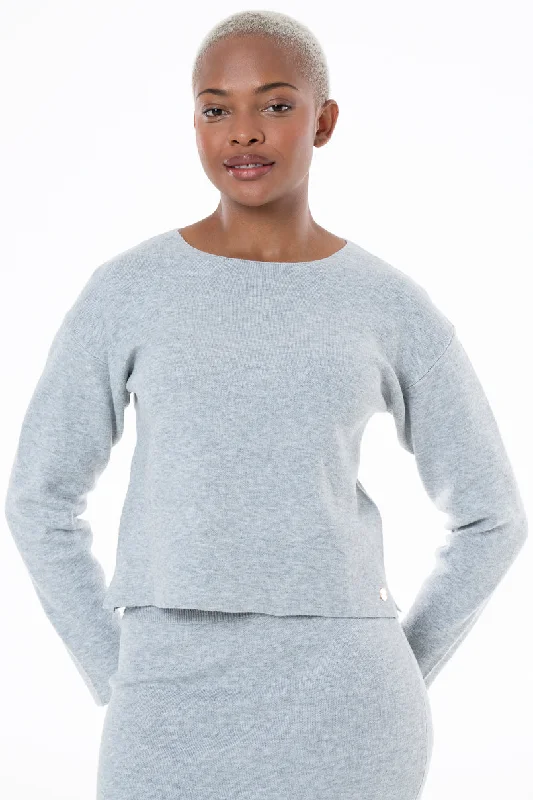 Crew Neck Jersey _ 145677 _ Grey