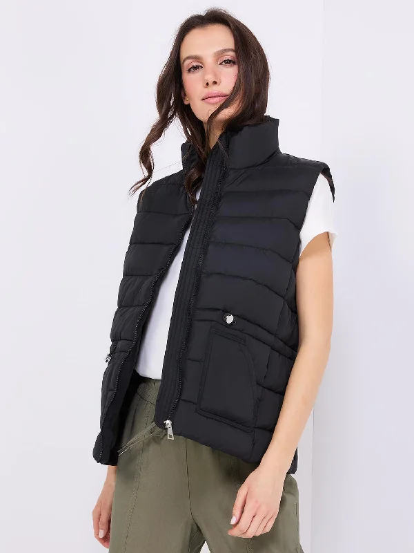 Waisted Puffer Vest