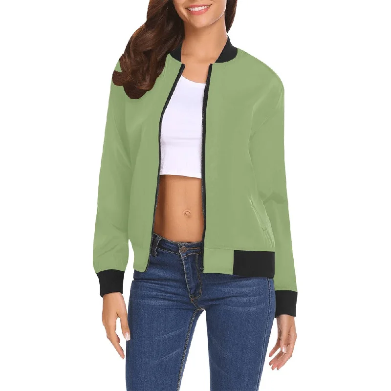 All Over Print Bomber Jacket for Women ( H19)