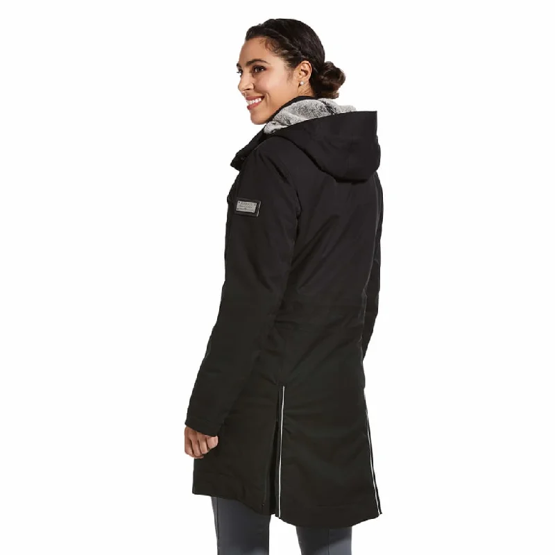 Ariat Ladies Tempest Long Insulated H20 Parka Black