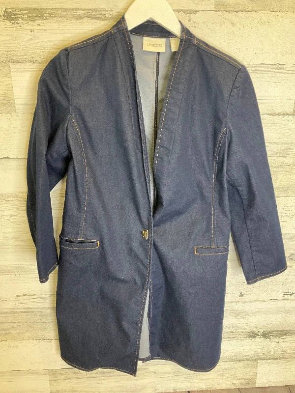 Blue Denim Blazer Chicos, Size M