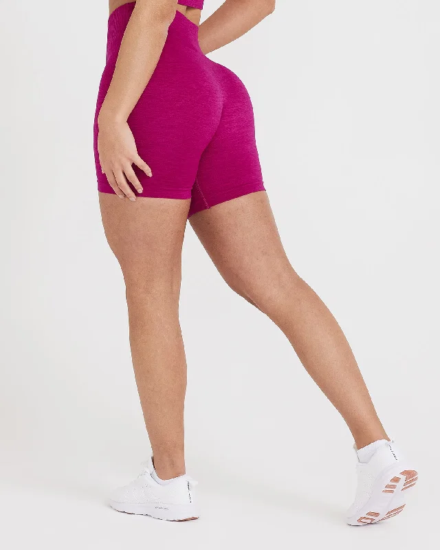 Classic Seamless 2.0 Shorts | Fuchsia Marl