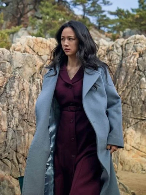 Decision To Leave 2022 Tang Wei Blue Trench Coat