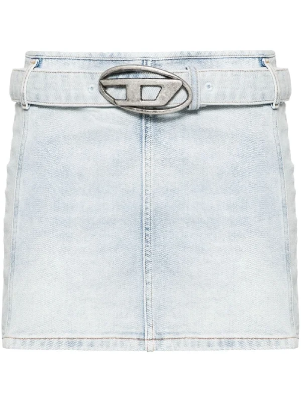 DIESEL Women Denim Mini Skirt