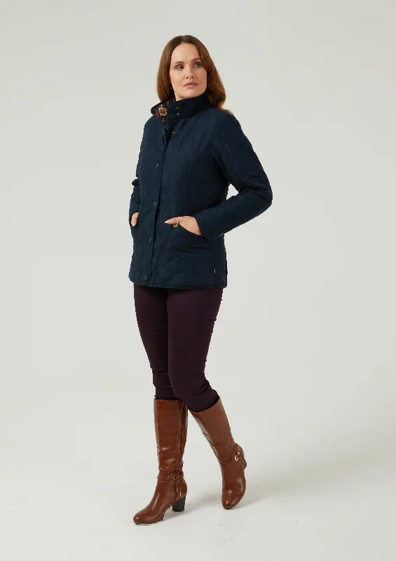 Felwell Ladies Jacket In Dark Navy - Regular Fit