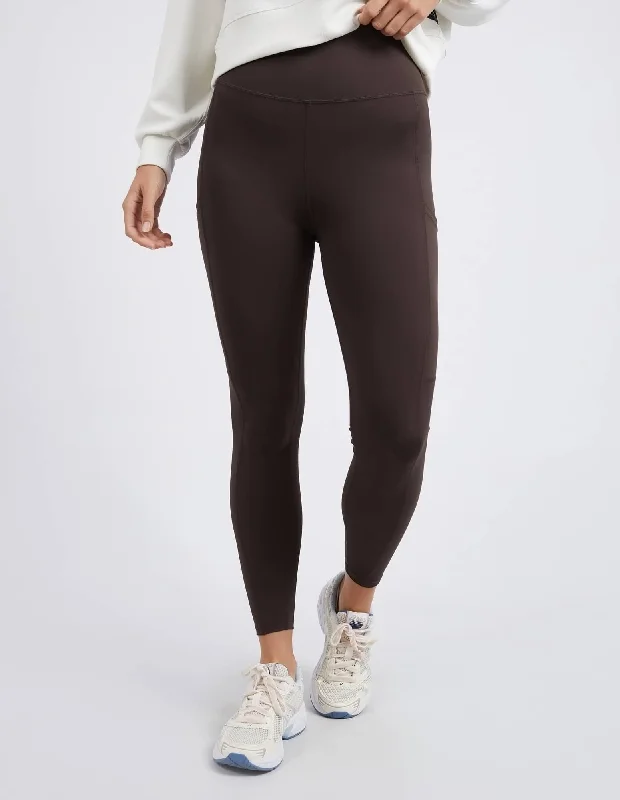 Foxwood Leisure Fit Burn Leggings - Brown