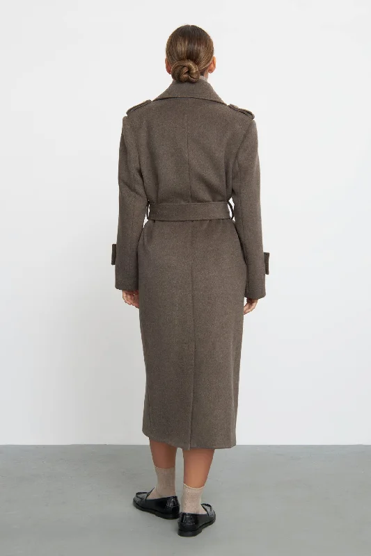 Kelby Coat - Dark Brown