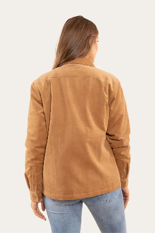 Rosewood Womens Overshirt - Tawny Brown