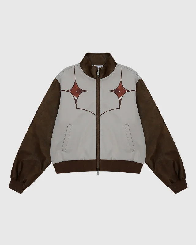 COWHIDE STAR TRACK JACKET