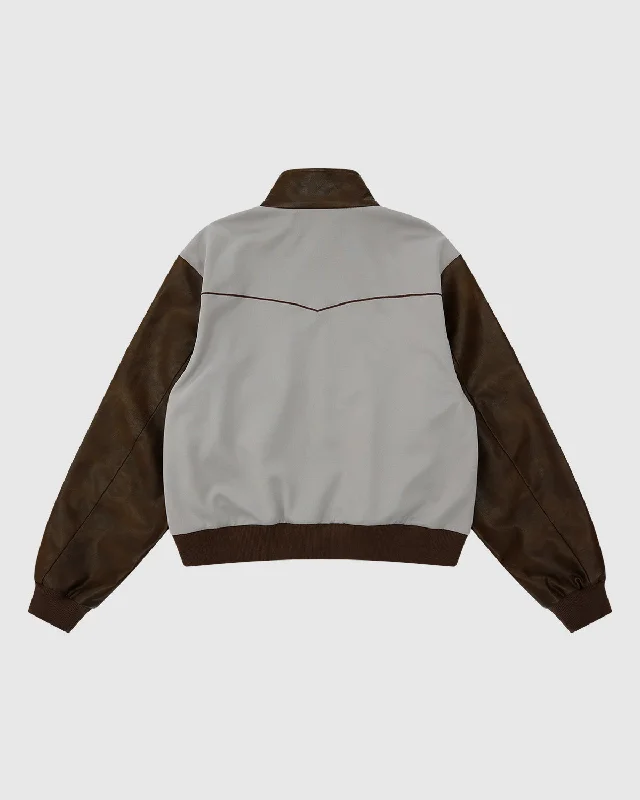 COWHIDE STAR TRACK JACKET