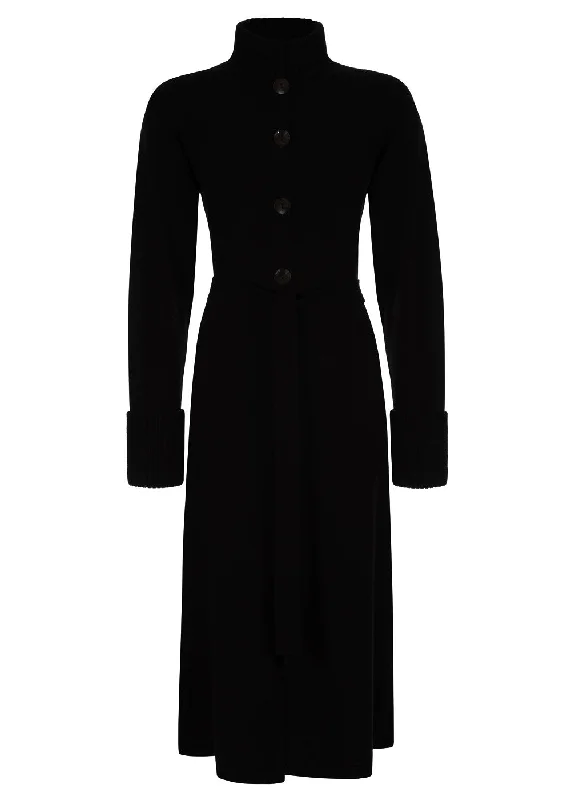 CASHMERE TURTLENECK MIDI-COAT & DRESS ""KINGA""