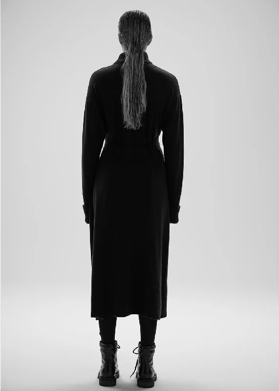 CASHMERE TURTLENECK MIDI-COAT & DRESS ""KINGA""