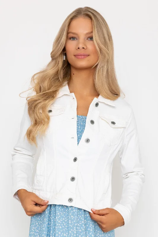 White Denim Jacket