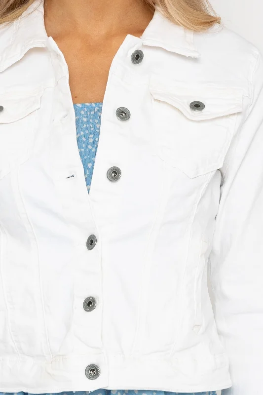 White Denim Jacket