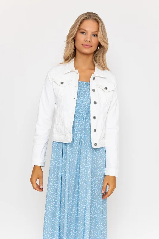 White Denim Jacket