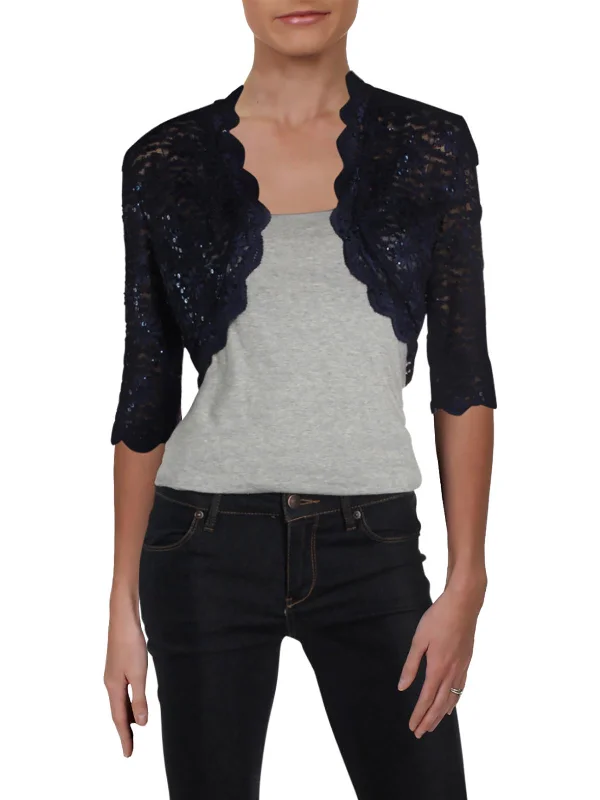 Womens Lace Crop Bolero