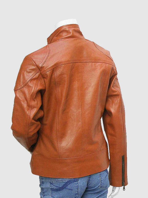 Vintage Tan Leather Jacket