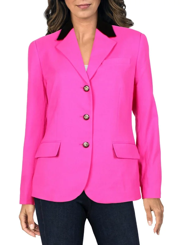 Womens Wool Velvet Suit Jacket