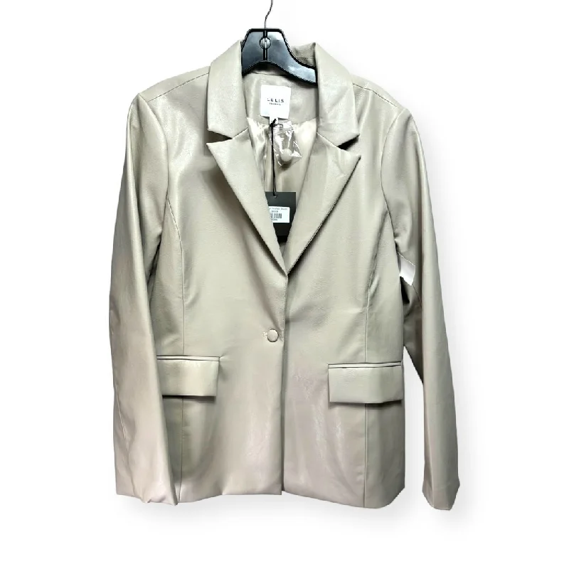 Foggy Faux Leather Blazer By Le Lis  Size: L