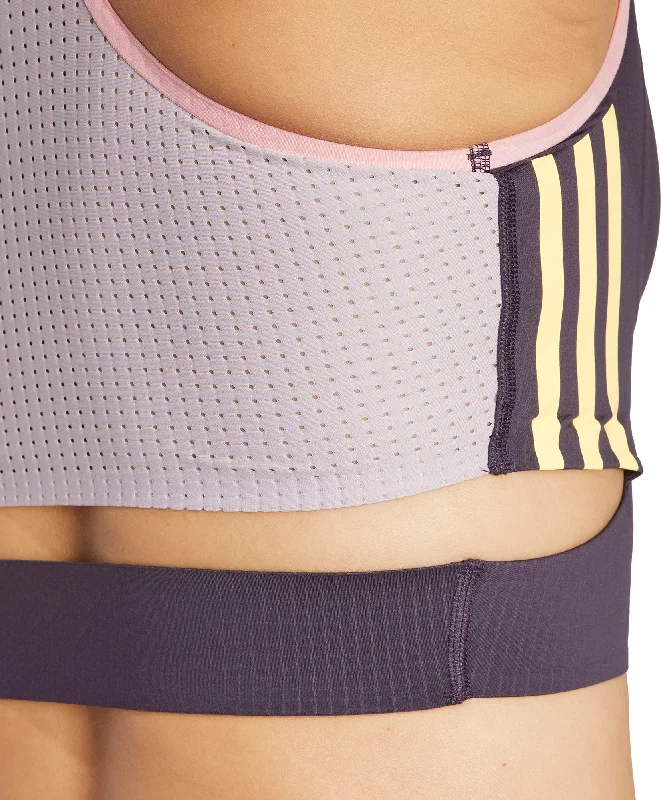 adidas Adizero Promo Womens Running Crop Top - Purple