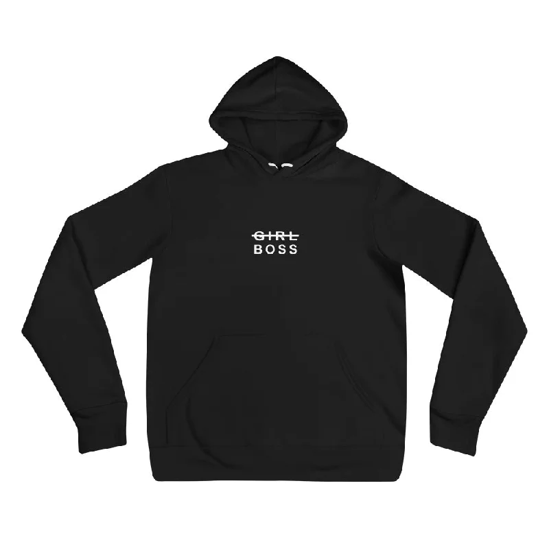 BEST FIT, BEST FEEL FLEECE HOODIE - GIRL BOSS