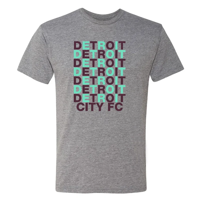 DCFC Checkered Tee- Grey