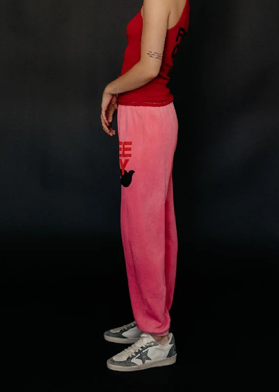 FREECITY LetsGo OG Supervintage Sweatpant in Pink