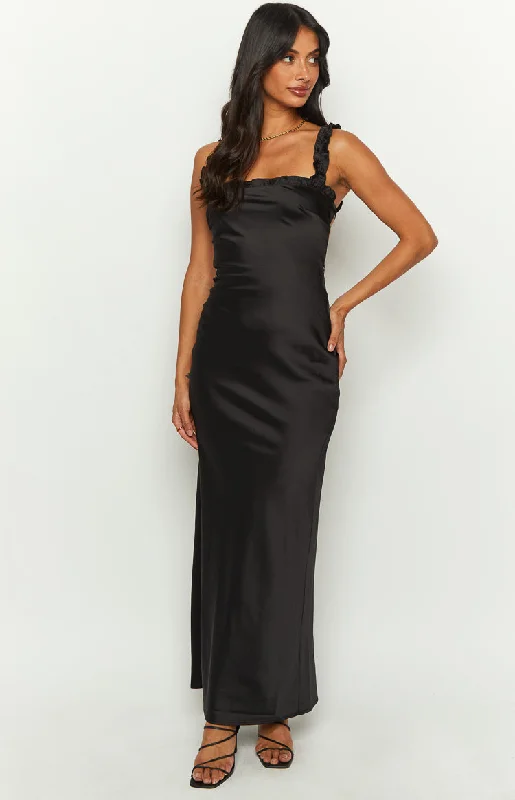 Ivy Black Maxi Dress