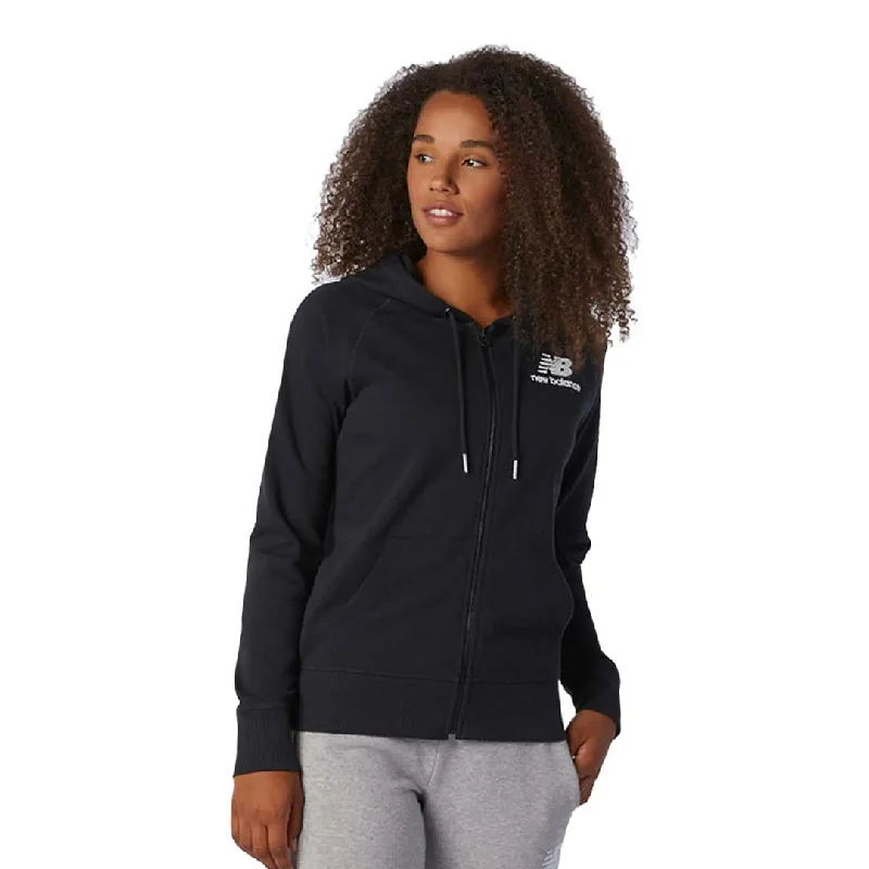 New Balance - Women's Essentials Full Zip Hoodie (WJ03530 BK)