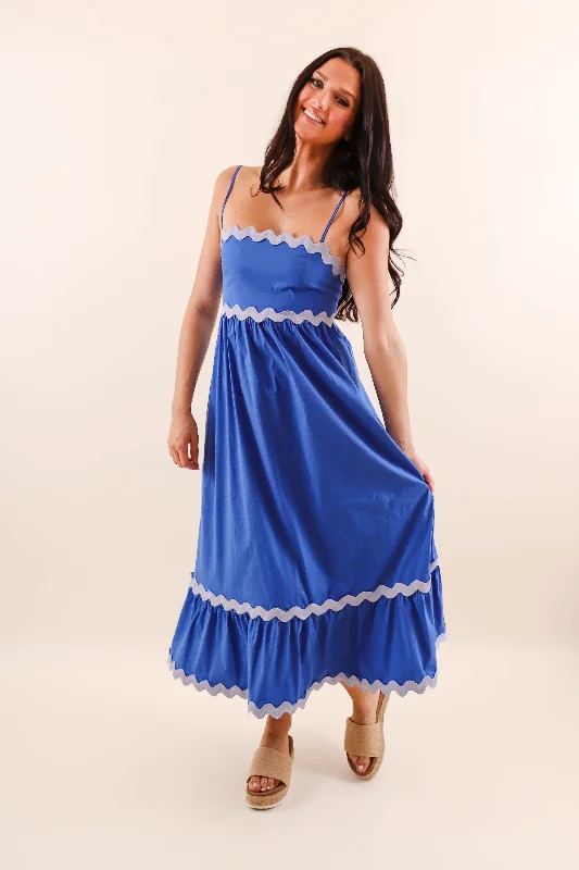 See The Better Side Maxi Dress-Blue