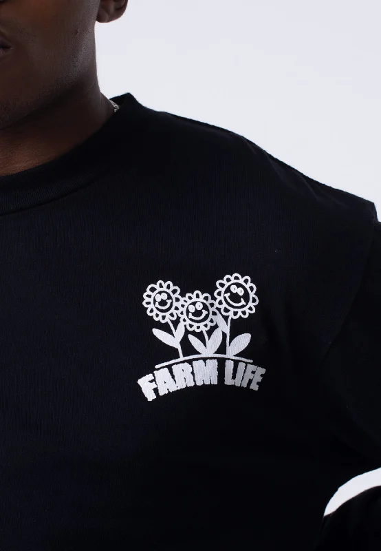 Farm Life L/S Top - Black