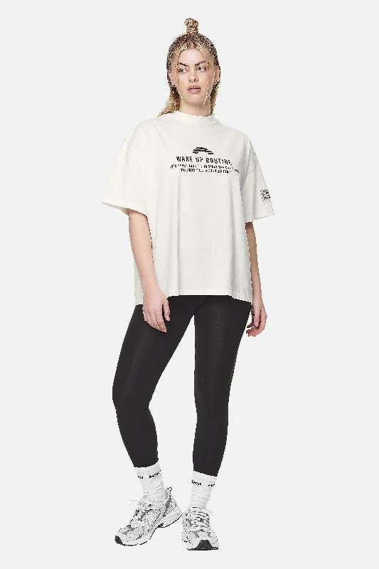 Idalia Heavy Oversized Tee Washed Coconut Milk