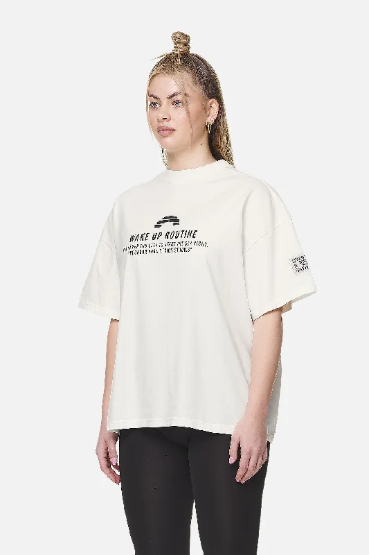 Idalia Heavy Oversized Tee Washed Coconut Milk