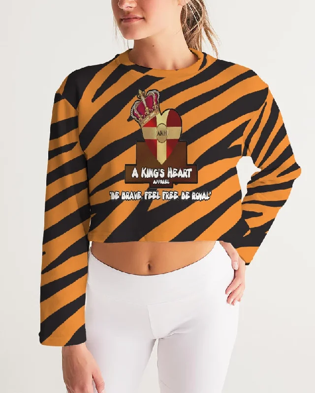 AKH Tiger Women's Cropped Sweatshirt