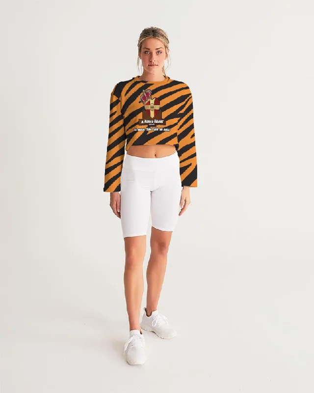 AKH Tiger Women's Cropped Sweatshirt