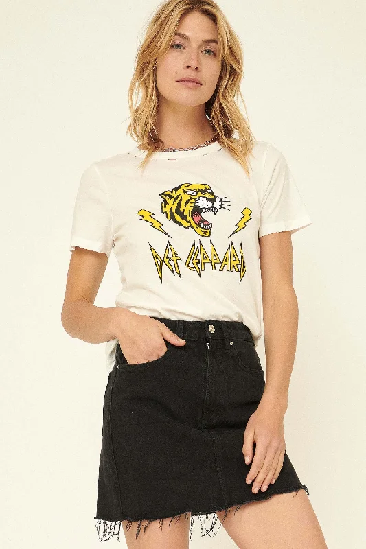 Def Leppard Love Bites Vintage-Wash Graphic Tee