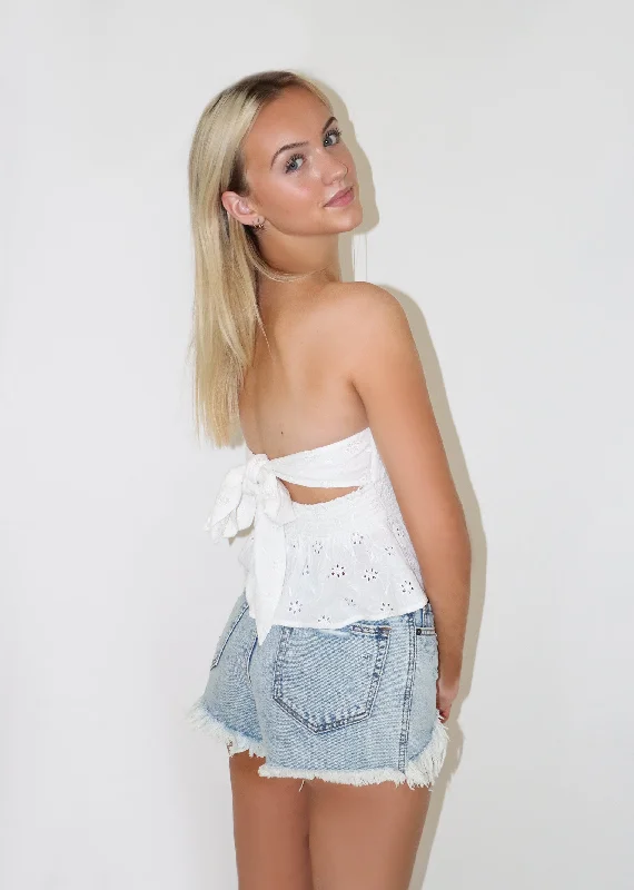 Throwback Love Tube Top ★ White