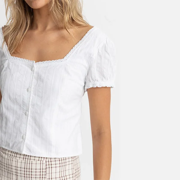 Rhythm Sadie Top - White