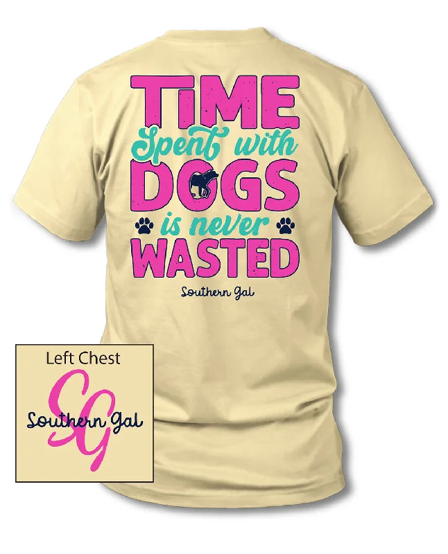 Southern Gal With Dogs Short Sleeve Tee