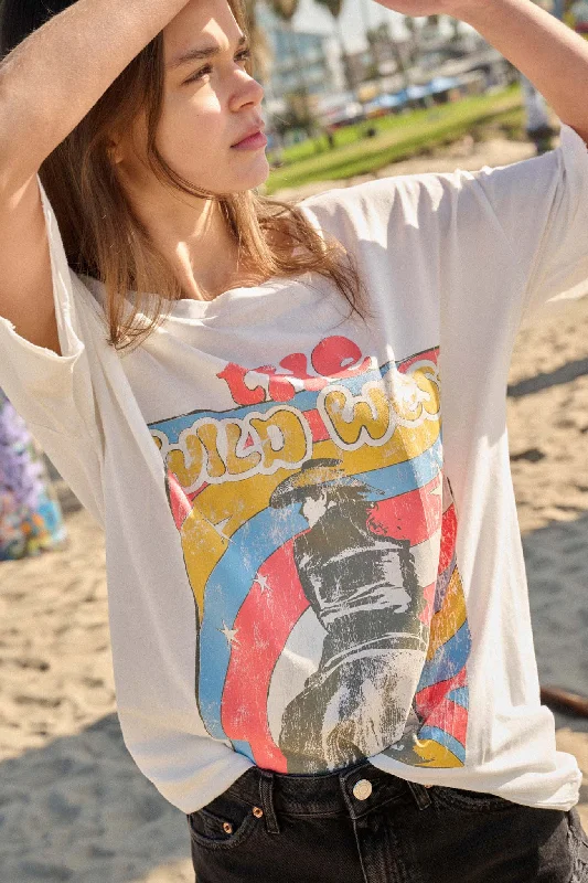 Wild West Oversize Cowboy Graphic Tee