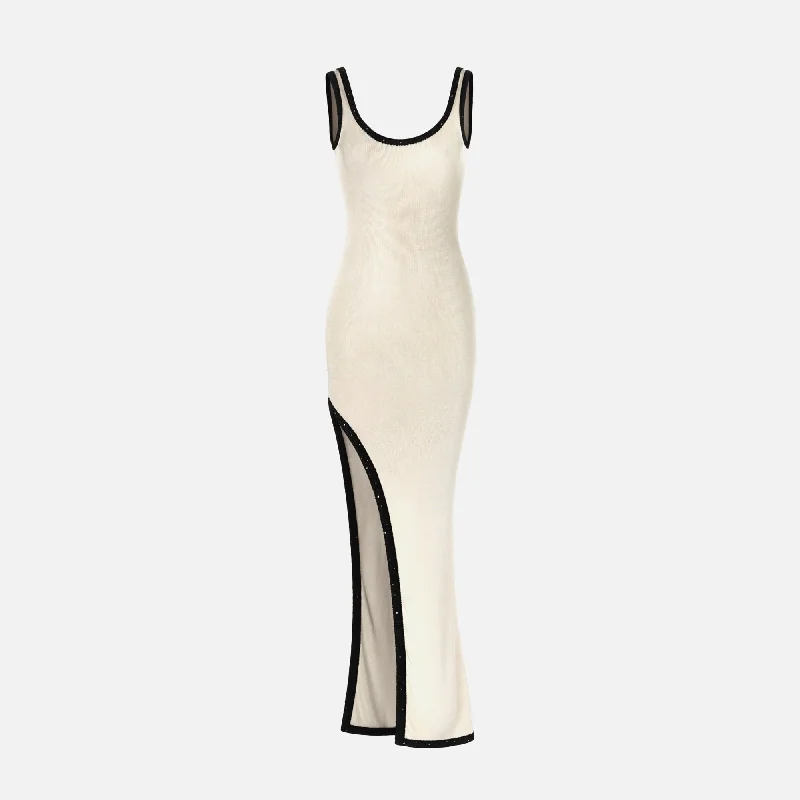 Asta Resort Naomi Split Dress - Champagne