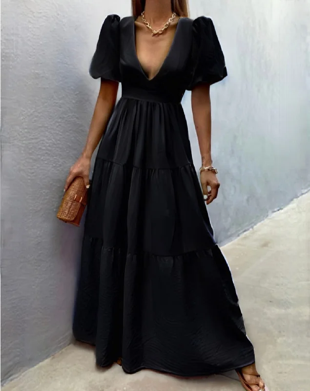 Asha Maxi Dress - Black *[EXCLUSIVE]