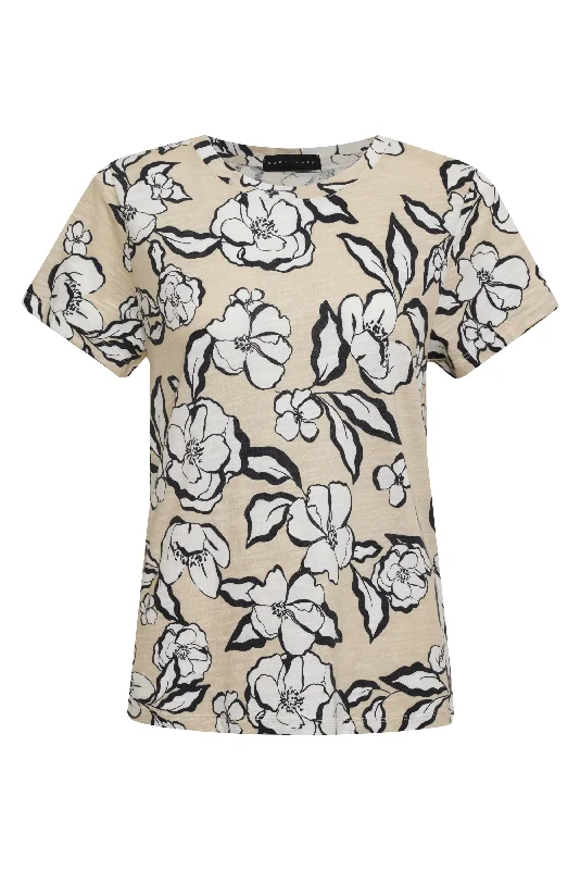 The Perfect Tee Neutral Floral